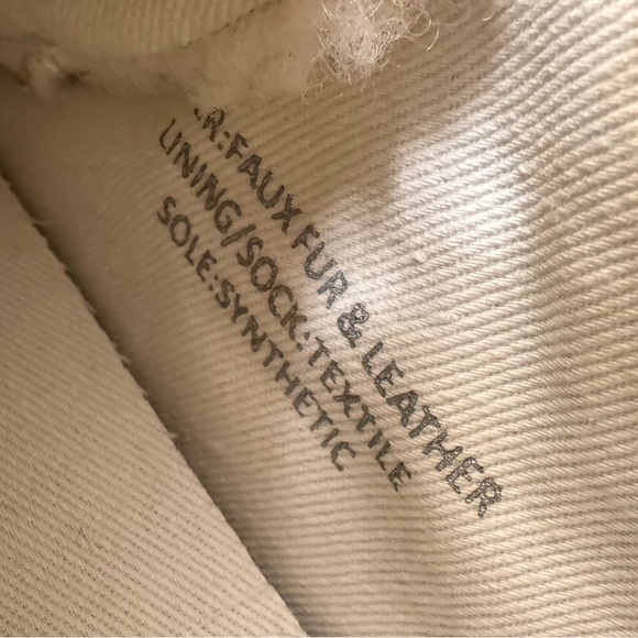 Madewell Sidewalk Low-Top Sneakers in Leather: Sherpa Edition Size 8 - Picture 12 of 13